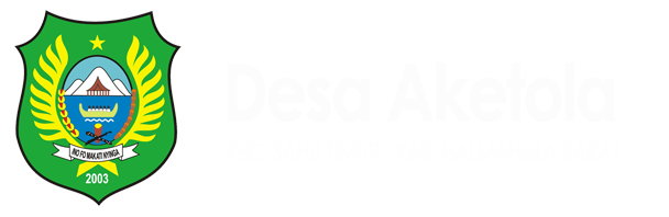 Website resmi Desa Aketola